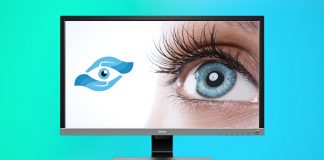 Augenschonender Monitor - Bildschirm