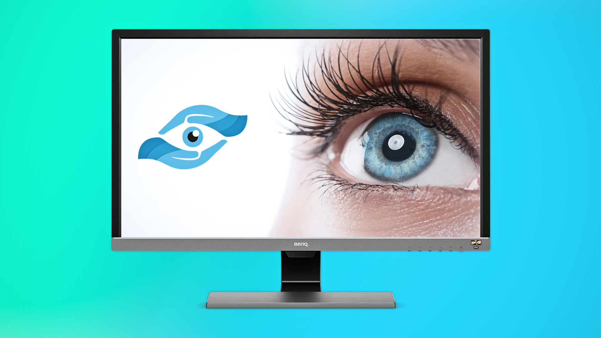 Augenschonender Monitor - Bildschirm