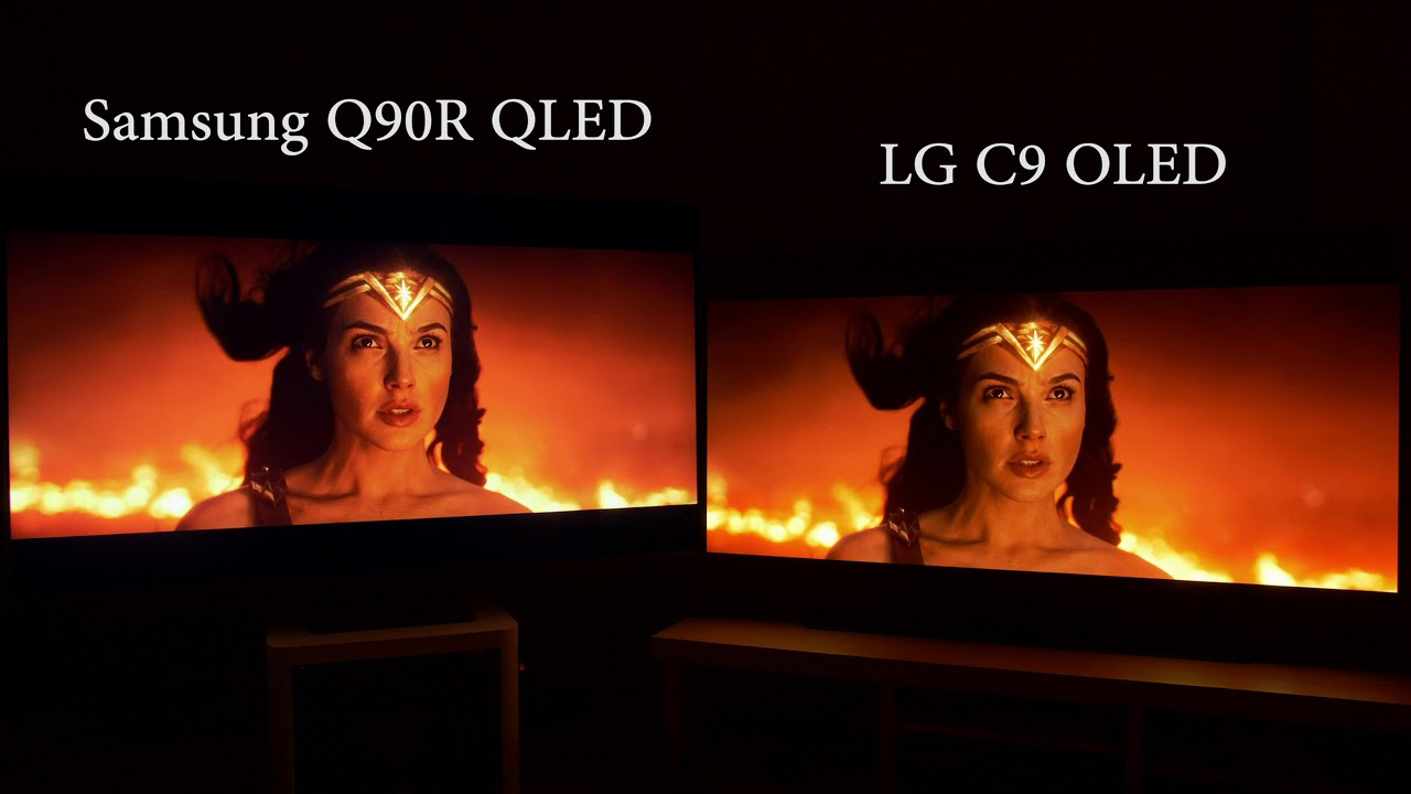 Kontrast - QLED vs OLED