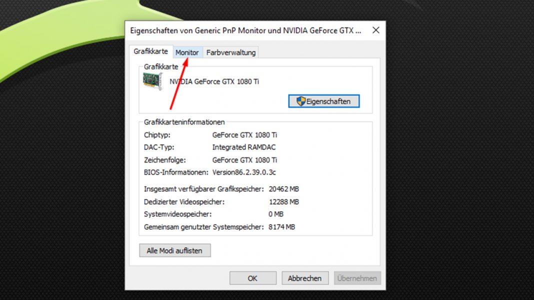 Anleitung 144Hz Monitor unter Windows 10 richtig einstellen