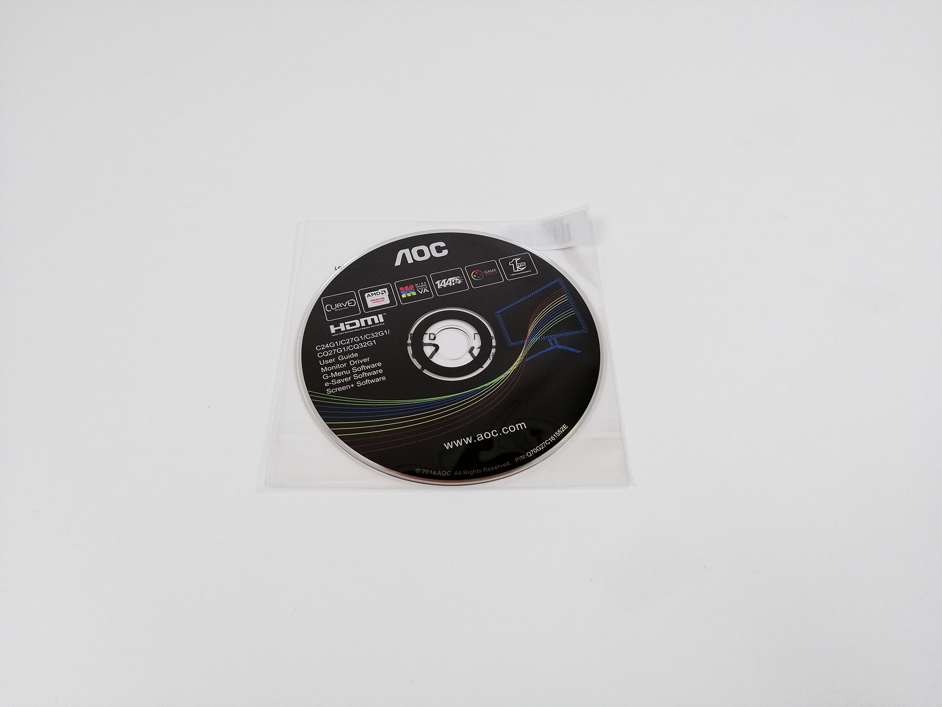 AOC C24G1 / C27G1 Test - Beigelegte Software/Treiber CD